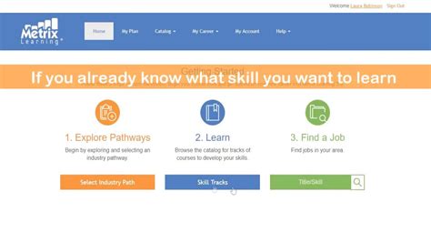 metrix learning courses soft skills test in the carrierlink|metrix learning portal.